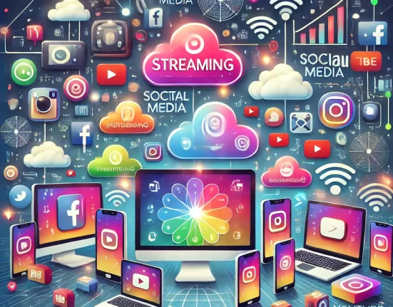O crescimento do streaming e redes sociais nos últimos anos